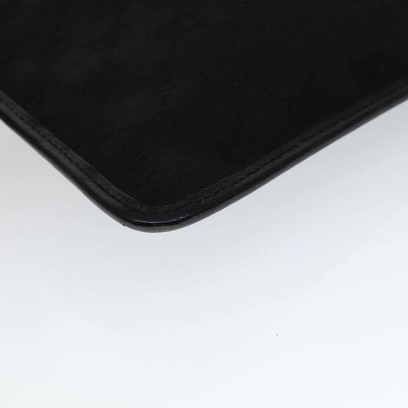 GUCCI GG Canvas Shoulder Bag Black 27639 Auth ep7170